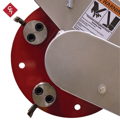 Side view of a CEI wheel with 500 series