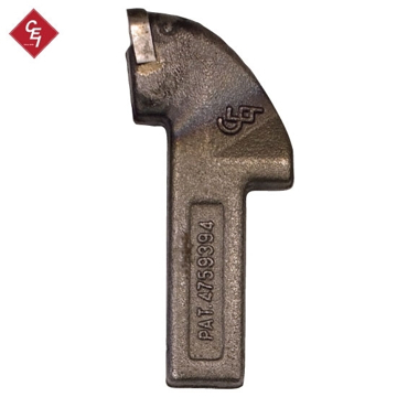 Front view of a 800 series straight tooth with a CEI logo in the top left corner