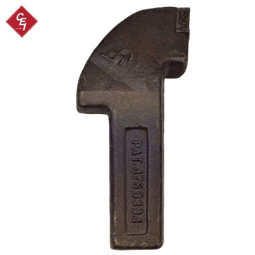 Front view of a 800 series right tooth with a CEI logo in the top left corner