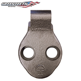 Front view of the 1100 series counterbore angled pocket