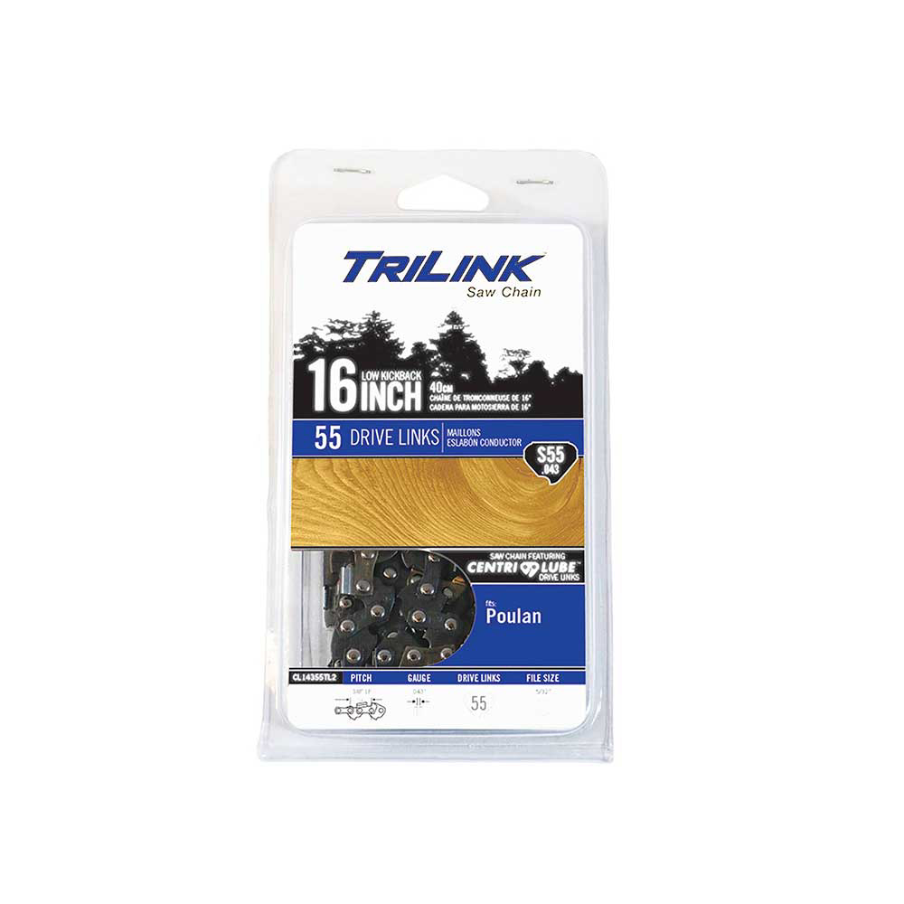 TriLink | Saw Chain | 16 In. | 55 DL | 3/8 In. LP | .043 In. | Semi ...