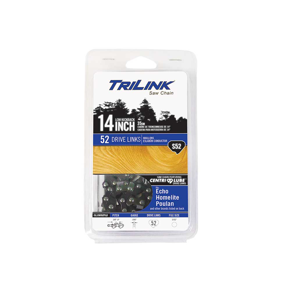 TriLink | Saw Chain | 14 In. | 52 DL | 3/8 In. LP | .050 In. | Semi ...