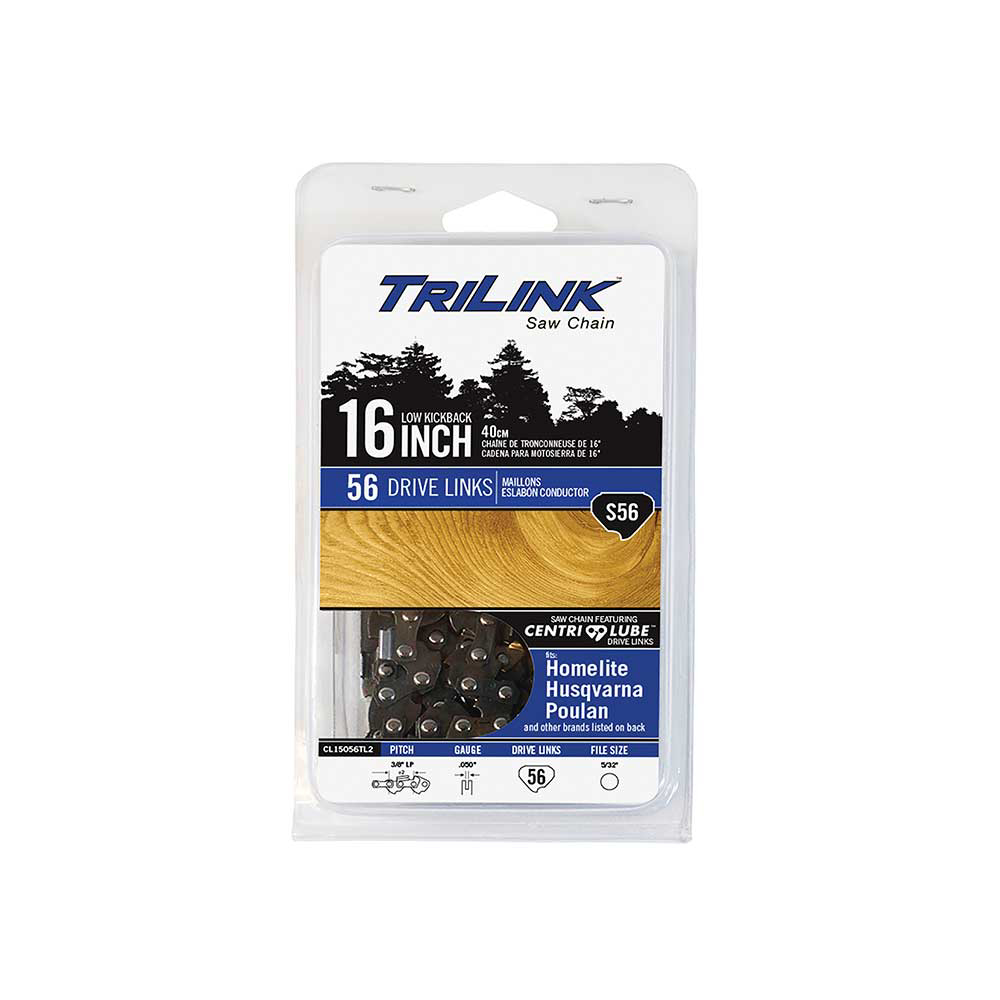 TriLink | Saw Chain | 16 In. | 56 DL | 3/8 In. LP | .050 In. | Semi ...