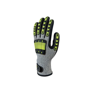 Picture of Delta Plus Gloves | LG | Impact and Cut Resistance | Nitrile Coated Palm and Fingers |ANSI A4